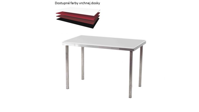 Obdlžníkový stôl, rozmer 90 x 65 cm