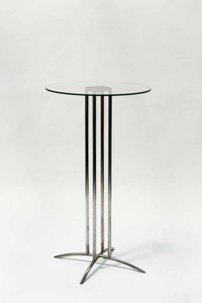 Stand by stôl, sklenený
