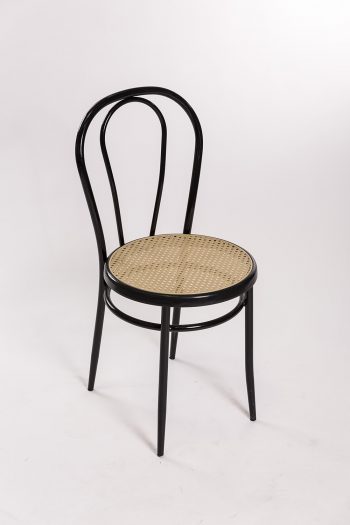 Tonetová stolička, čierna