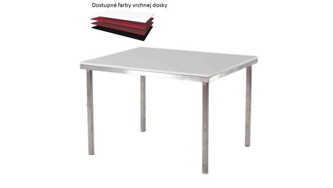 Obdlžníkový stôl, rozmer 130 x 110 cm